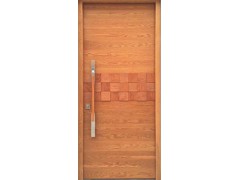 实木进户门_防盗实木进户门_防盗实木门价格_纹安供图1