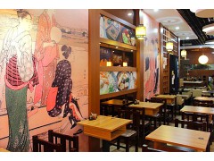 日本料理店设计效果图 日本料理店装修效果图 蒂斯诺供图1