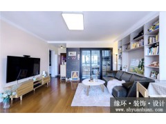 上海二手房装修天馨花园复式美式风格装修案例图1