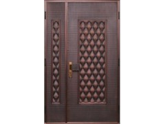 子母铜木门定制,子母铜木门价格,子母铜木门厂家,纹安供图1