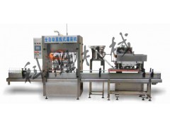 承德科胜液体旋盖封口贴标生产线图1