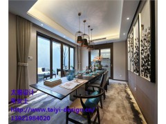 新中式别墅_室内设计_上海室内设计公司_太易供图1