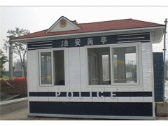 温州钢结构岗亭施工-温州钢结构岗亭建筑图-城甬供图1