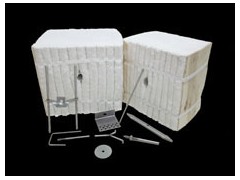 渣球含量低保温隔热材料硅酸铝纤维模块图1