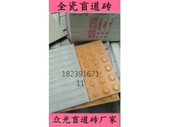 供应香港九龙城区圆点条形盲道砖 香港常规全瓷盲道砖6图1