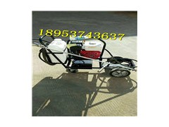 山东聊城翻新路面沥青撒布机 手推汽油洒布车图1