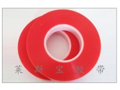 红膜PET双面胶带 PET红色双面胶带图2
