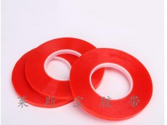 红膜PET双面胶带 PET红色双面胶带图3