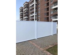 惠州惠阳厂家直销施工PVC围挡 钢结构围挡 铁皮围挡等图1