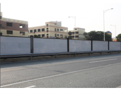 深圳观澜施工 pvc围挡 注水围挡 市政围挡图2