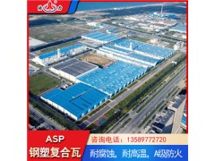 Asp塑钢复合瓦 结力防腐彩板 覆膜金属瓦抵御恶劣气候图1