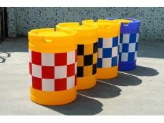 深圳罗湖防撞桶供应厂家 塑胶防撞桶 水马围挡 塑胶防撞护栏图2