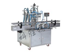 邯郸科胜四头液体灌装机|葱油自动灌装机|河北灌装机图1