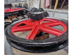 天轮,直径800轴70固定天轮,绳轮图1