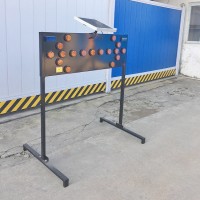 利川市道路施工导向标识 太阳能施工导向牌 施工安全设施价格