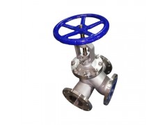 KJ43F三通不锈钢抗生素截止阀图1