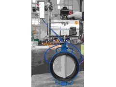 PZD671X-16 气动膨胀蝶阀 零磨损蝶阀图1