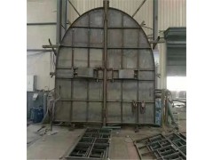 回风口自复式 矿用斜井防爆门 重锤式或液压自动控制图1