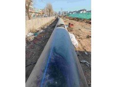 城市自来水管网施工HDPE800口径管道对接热熔施工图3