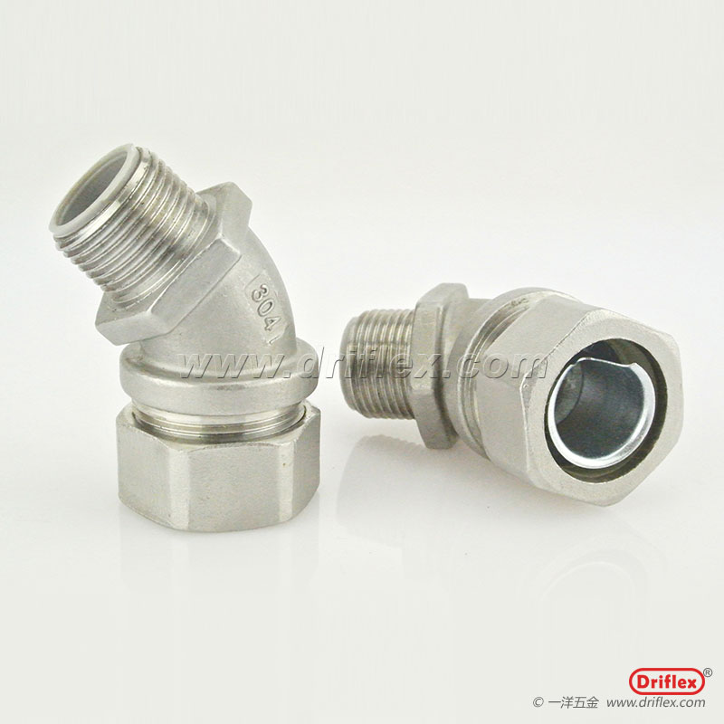 不锈钢45度弯头