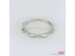 铁镀锌六爪太阳帽梅花锁紧螺母3/8“到4”金属接头配件图2