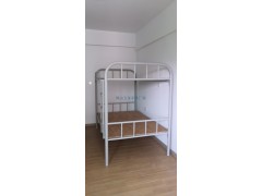海南市工地简易铁床板式工地床临时床单人床厂家供货