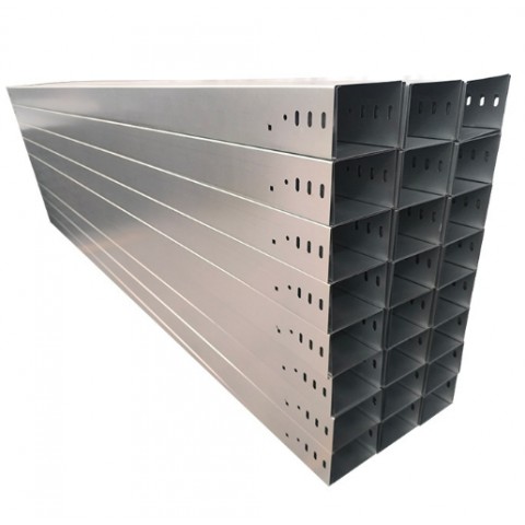 锌铝镁桥架 槽式梯式输电设备防火喷塑电缆桥架图3