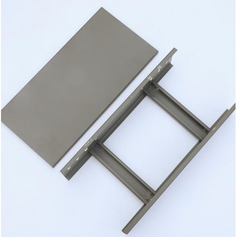 防火梯式电缆桥架喷涂阻燃桥架梯形大跨距桥架图2