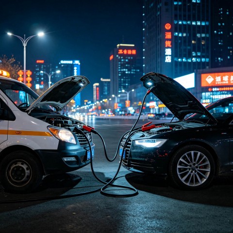 淄博网约车平台合作救援 城区车辆搭电即时响应